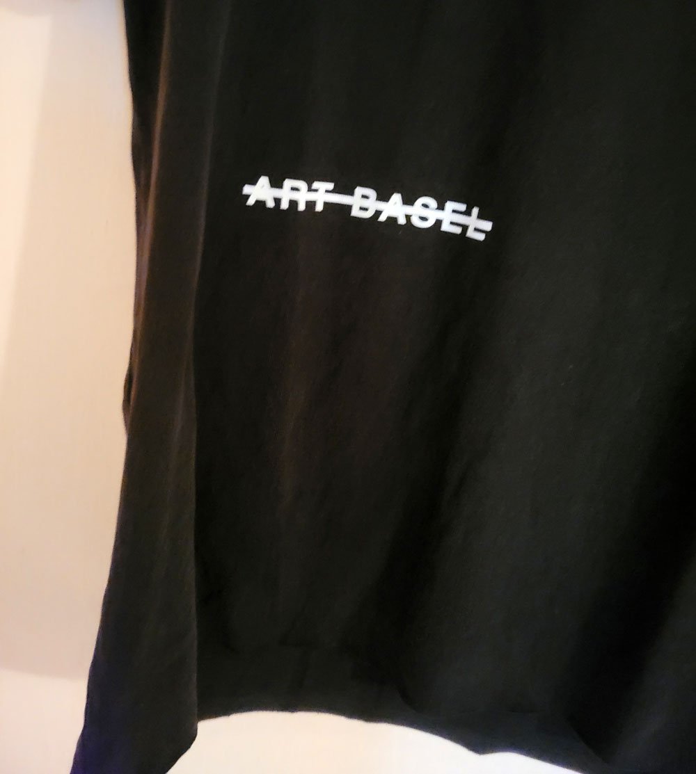 FlashWorld t-shirt side view showing altered silhouette