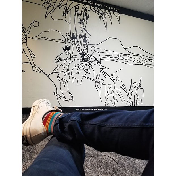 haitian revolution mural