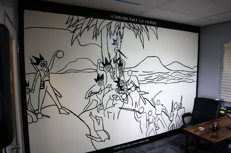 Haitian Revolution mural concept