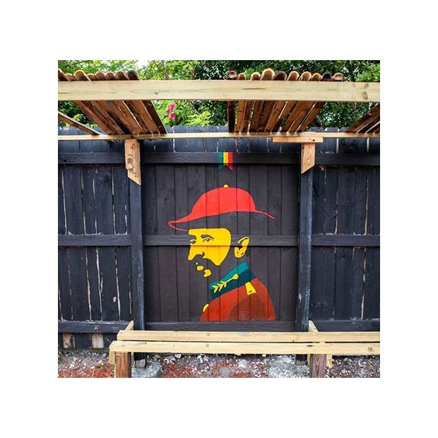 rasta village mural